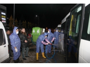 Ahlat’ta Korona Virüse Karşı Dezenfekte Çalışması