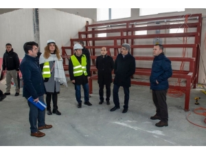 Vali Bilmez, Toplum Merkezi İnşaatlarını İnceledi