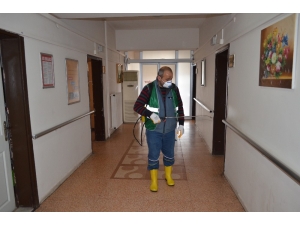 Bünyan Belediyesi İlçe Devlet Hastanesi Dezenfekte Edildi