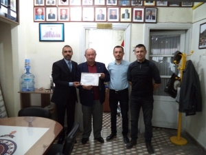 Şakar’a Onur Belgesi