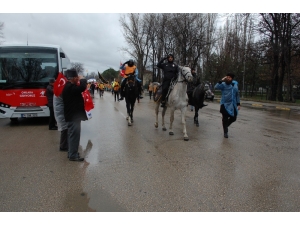 57. Alay Yürüyüşü Keşan’dan Devam Ediyor
