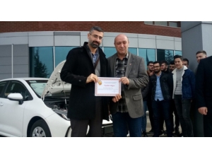 Tavşanlı Myo’ya Hibrit Otomobil Bağışı