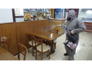 Lokantalar Dezenfekte Ediliyor