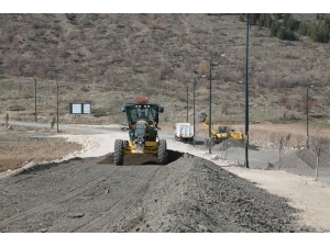 Ali Dağı Yolu Elden Geçirildi