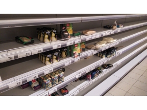 Ruslar Marketlerde Gıda Ürünü Bırakmadı