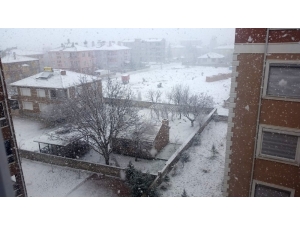 Kulu’da Dolu Ve Kar Yağışı Etkili Oldu