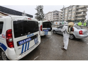 Polis Araçlarına Dezenfekte