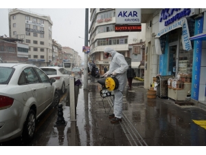 Korona Virüse Karşı Dezenfeksiyon Çalışmaları Yoğunlaştırıldı