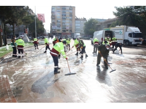 Elazığ’da Korona Virüsüne Karşı Kapsamlı Temizlik