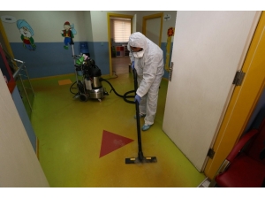 Kepez’in Kreşleri Dezenfekte Edildi