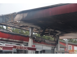 Bilecik’teki Akaryakıt İstasyonu Yangını