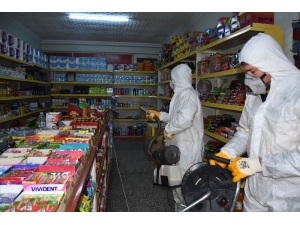 Büyükşehir Belediyesi İlçeleri Dezenfekte Ediyor