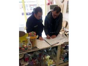 Dezenfektan, Maske Ve Kolonya Satışı Yapan İş Yerleri Denetlendi