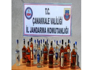 Çanakkale’de Kaçak İçki Operasyonu