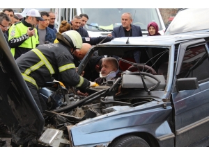 Samsun’da Trafik Kazası: 4 Yaralı