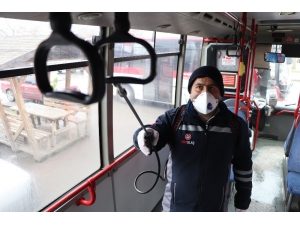Özel Halk Otobüslerinde Korona Virüsü Seferberliği