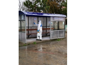 Ergene’de Dezenfekte Çalışmaları Sürüyor