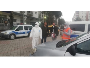 Emniyet Binası Ve Araçlar Dezenfekte Edildi