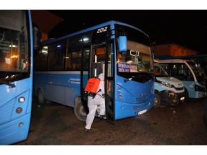 Van’da Toplu Taşıma Araçları 10. Kez Dezenfekte Edildi