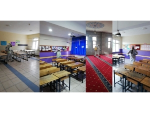 Kaynaşlı’da Her Yer Dezenfekte Ediliyor