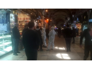 Sağlık Müdürlüğü Ekipleri Kapalıçarşı Esnafını Sağlık Kontrolünden Geçiriyor