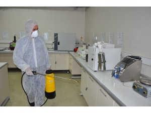 Etb’de Koronavirüs’e Karşı Tedbir Amaçlı Dezenfekte Çalışması Yapıldı