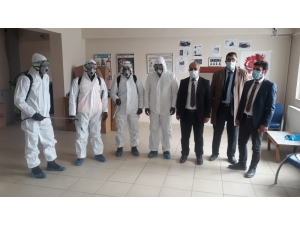 Çaldıran Belediyesinden Dezenfekte Çalışması