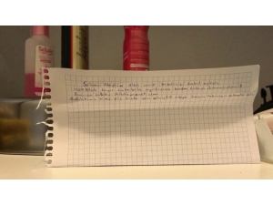 Yurttan Çıkan Üniversite Öğrencisinden Duygulandıran Not