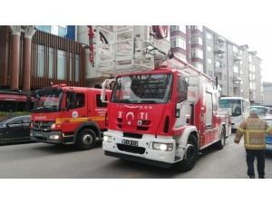 Klimadan Çıkan Yangına İtfaiye Müdahale Etti