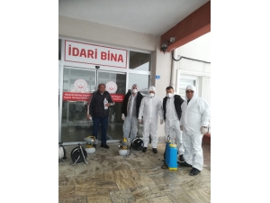 Müdürlükler Dezenfekte Ediliyor