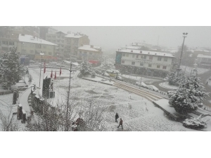 Develi’ye Mart Ayında Kar Sürprizi