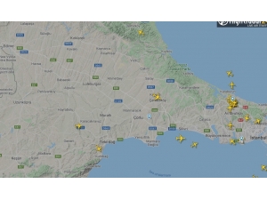 Uçuş Yasağı Hava Trafik Radarına Böyle Yansıdı