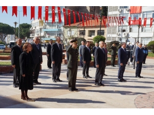 Aydın’da Çanakkale Şehitleri İçin Çelenk Sunuldu