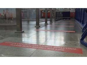 Sabiha Gökçen Havalimanı’nda “ Kırmızı Çizgi” Uygulaması