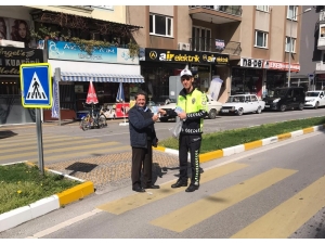 Aydın’da ‘Yaya Öncelikli Trafik’ Bilgilendirmeleri Devam Ediyor