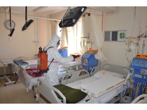 Çifteler’de Dezenfekte Çalışmaları Sürüyor