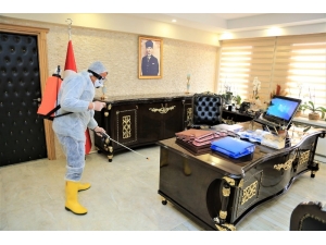 Tuşba Belediyesinden Dezenfekte Çalışması