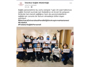 Sağlık Çalışanlarından Vatandaşlara Evinizden Çıkmayın Uyarısı