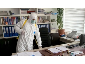 Keskin’de ’Korona Virüsü’ne Karşı Dezenfekte Çalışmaları