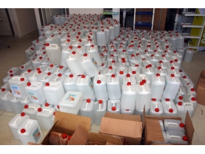 Kaçak Dezenfektan Satan Eczaneye Operasyon