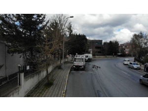 İstanbul’da Cadde Ve Sokakların Dezenfekte Çalışması Havadan Görüntülendi