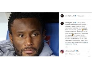 Obi Mikel’den Ayrılık Açıklaması