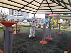 Gaziantep’te Temizlik Timi 7/24 İş Başında