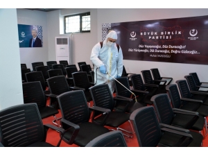 Bbp Genel Merkezi Korona Virüse Karşı Dezenfekte Edildi