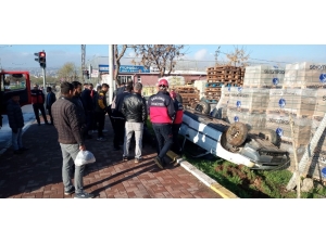 Şanlıurfa’da Otomobil Takla Attı: 1 Yaralı