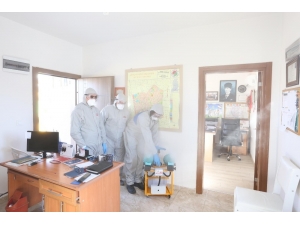 Kepez’de Kamu Kurumları Dezenfekte Ediliyor