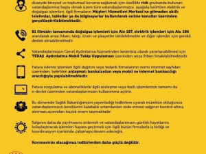 Elektrik Ve Doğalgaz İşlemleri Evden Yapılabilecek
