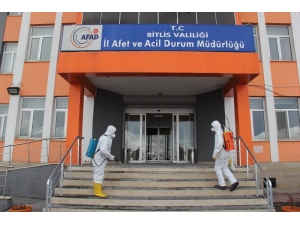 Bitlis’te Dezenfekte Çalışması