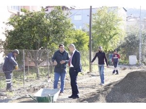 Ortaca’da Parke Çalışmaları Aralıksız Sürüyor
