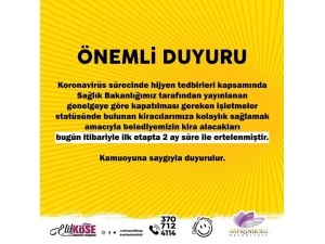 Safranbolu Belediyesi Kira Alımlarını 2 Ay Süre İle Erteledi